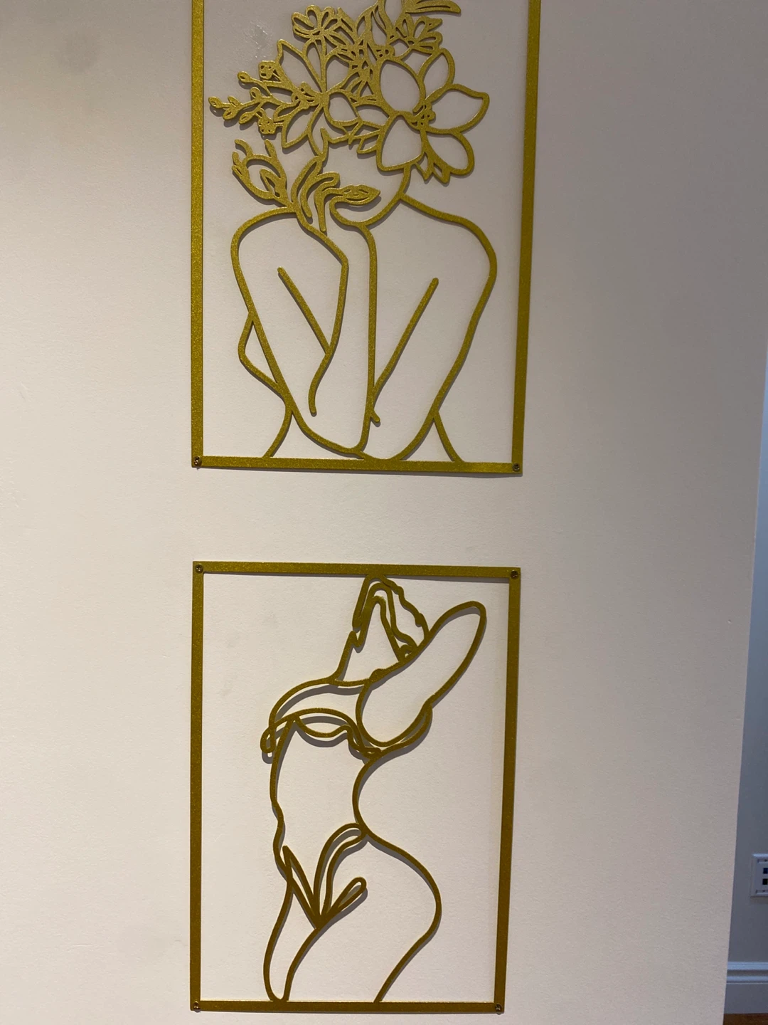 Gold Line Art Wall Decor - photo 4