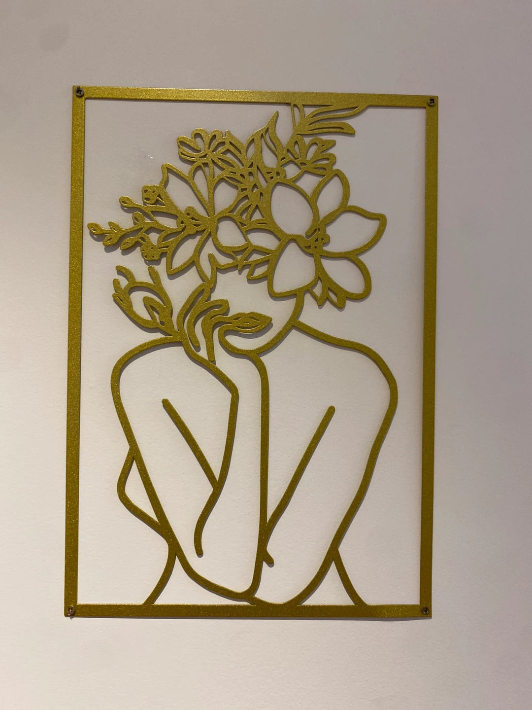 Gold Line Art Wall Decor - photo 3