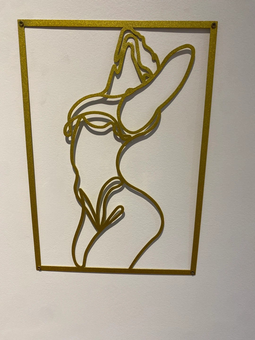 Gold Line Art Wall Decor - photo 2