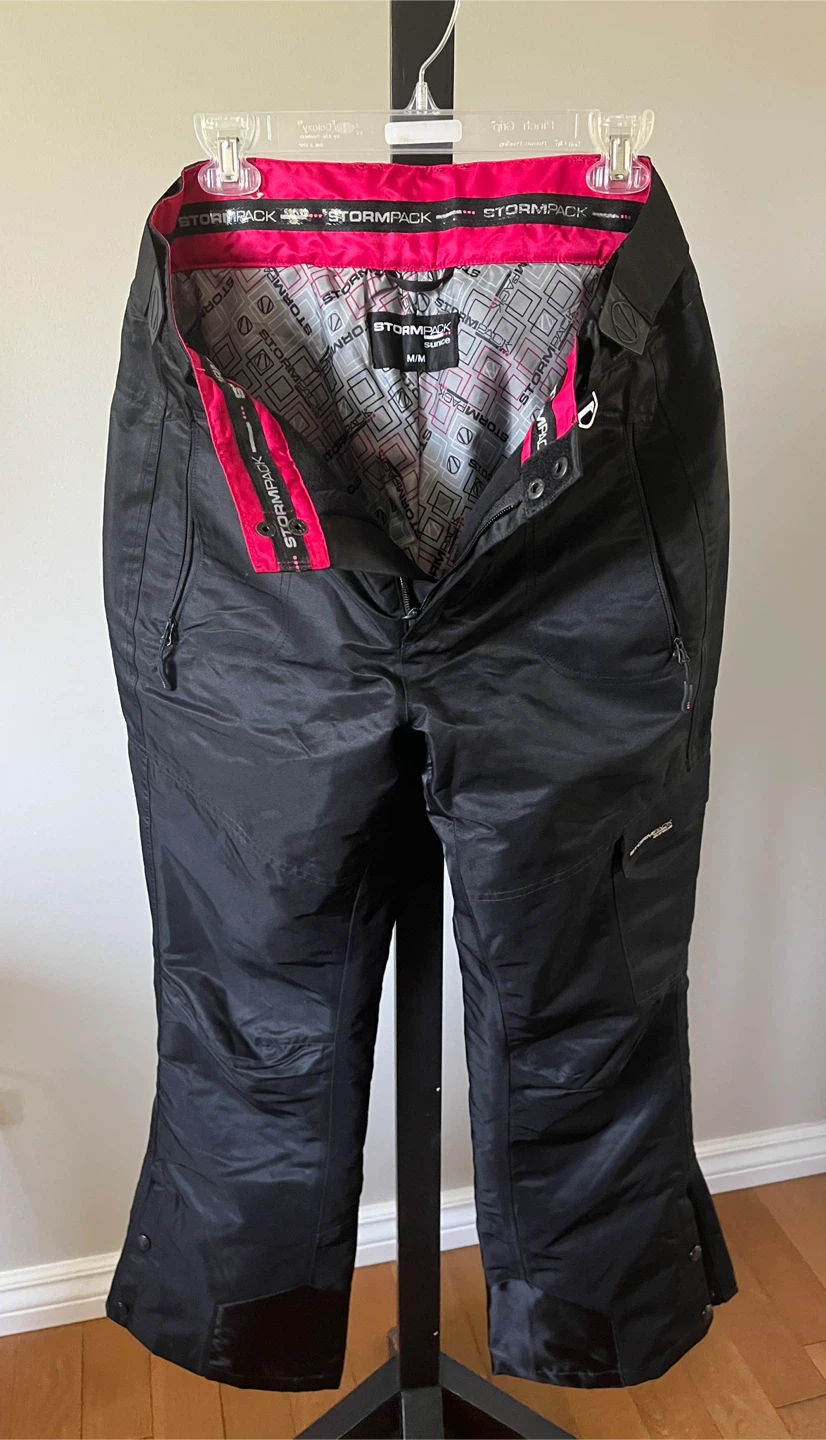 Stormpack Black Snow Pants -  Women’s Size M