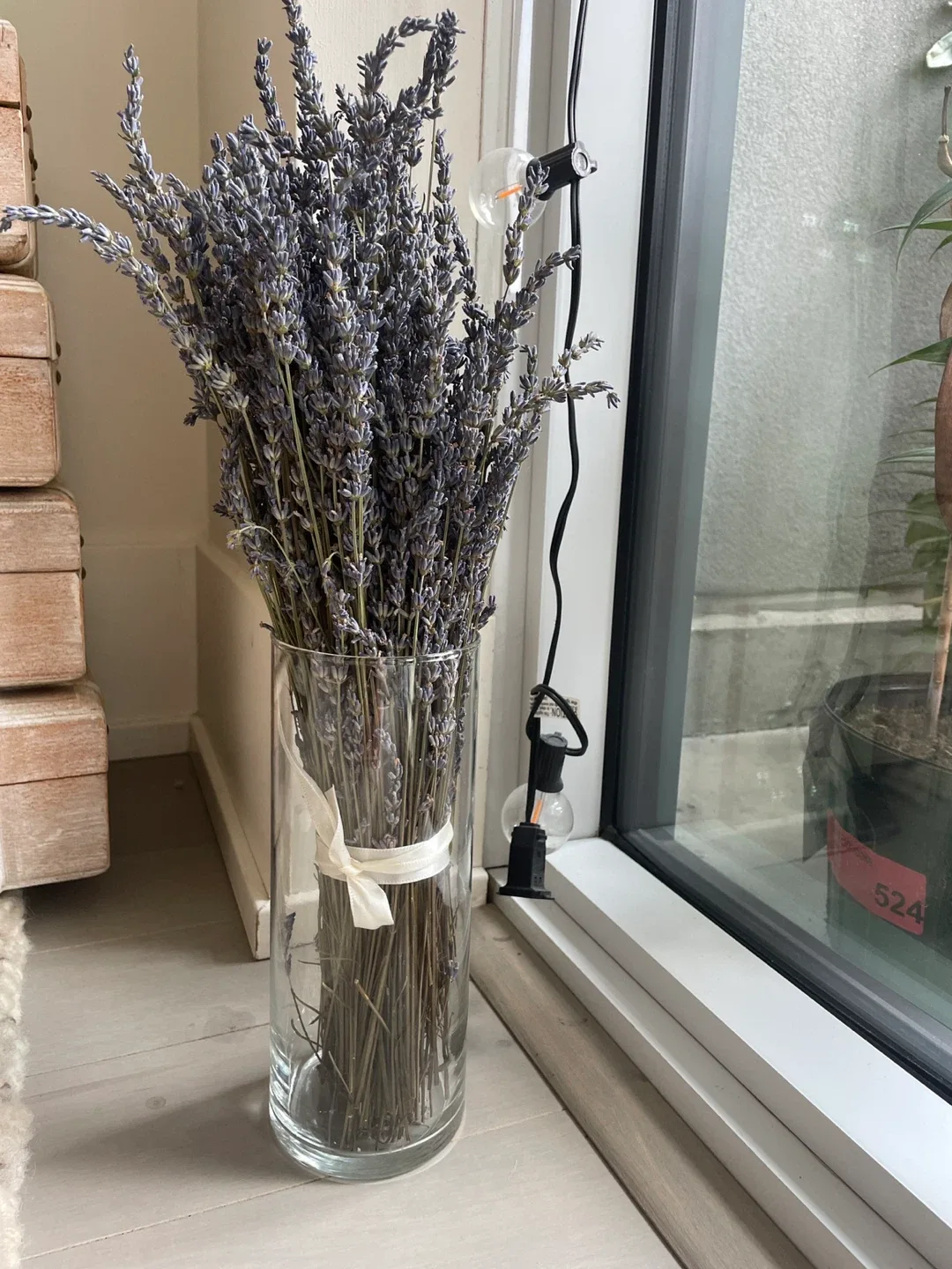 Dried Lavender Bundle in Vase thumbnail