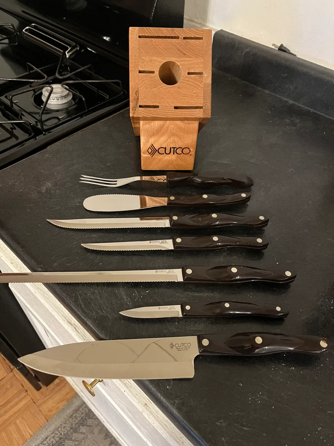 Cutco Knife Set with Block thumbnail