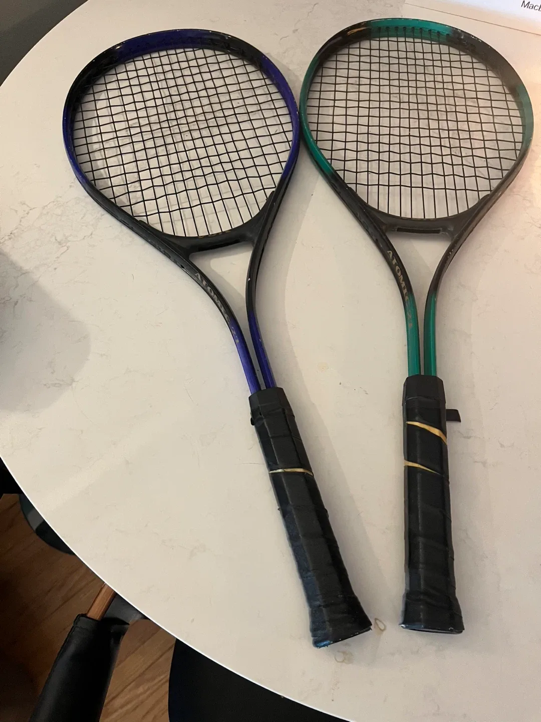 Atomic 27 Tennis Rackets - Pair