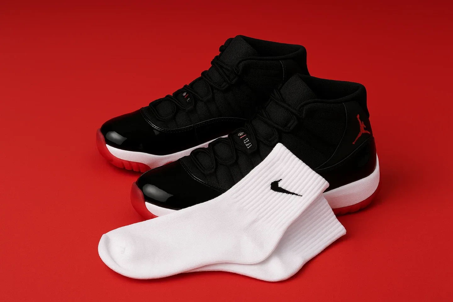 Nike Air Jordan 11 Retro Bred image indicator(2)