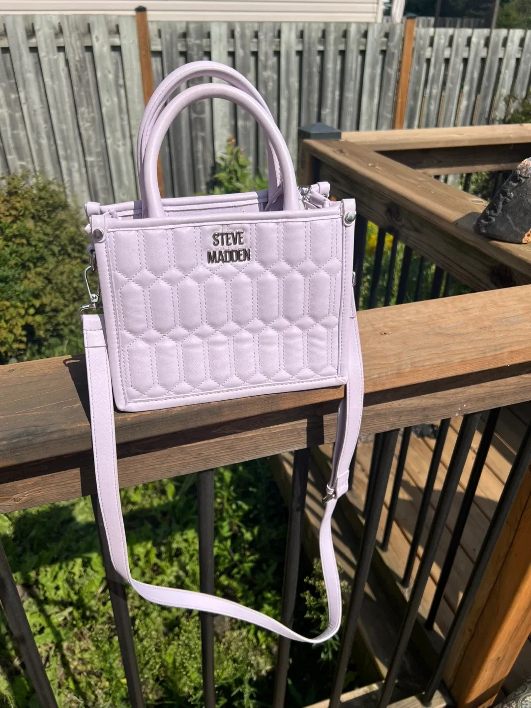 Steve Madden Lilac Satchel thumbnail