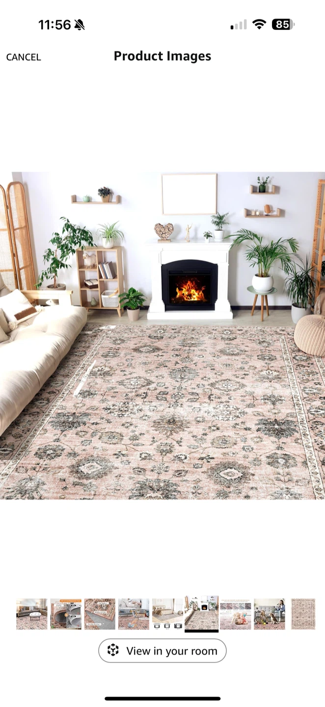 5x7 Pink Washable Area Rug - Home Decor - photo 3