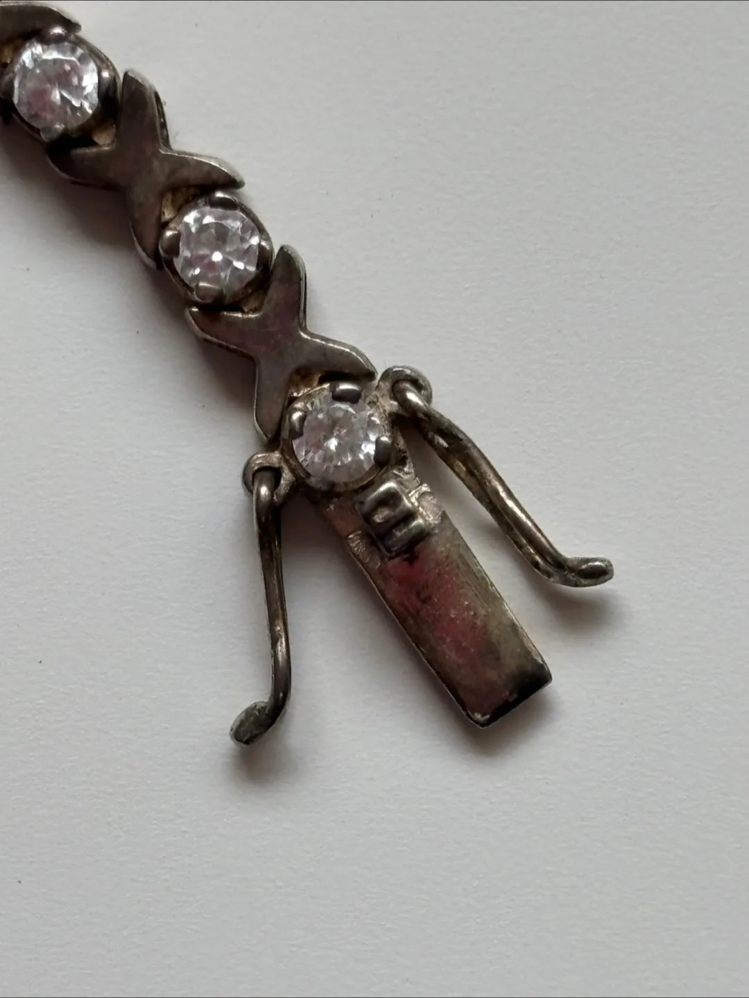 Sterling Silver 7.25" Cubic Zirconia Bracelet image indicator(2)