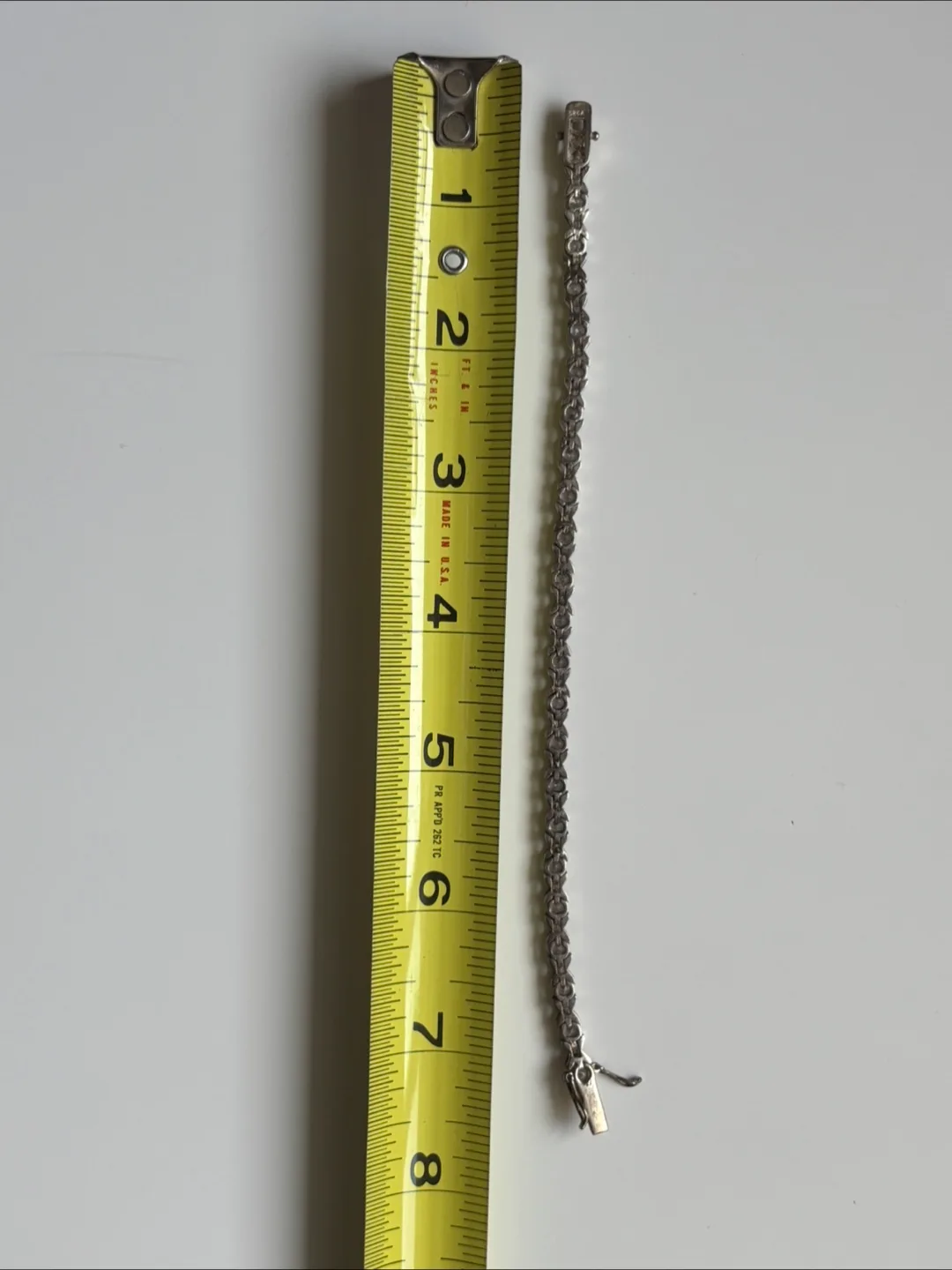 Sterling Silver 7.25" Cubic Zirconia Bracelet image indicator(6)