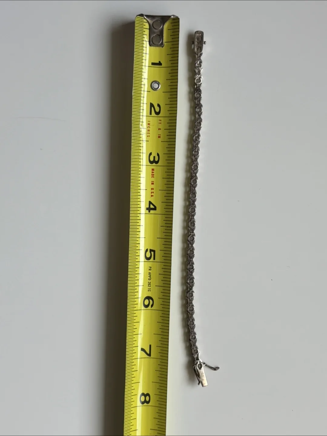 Sterling Silver 7.25" Cubic Zirconia Bracelet image indicator(5)