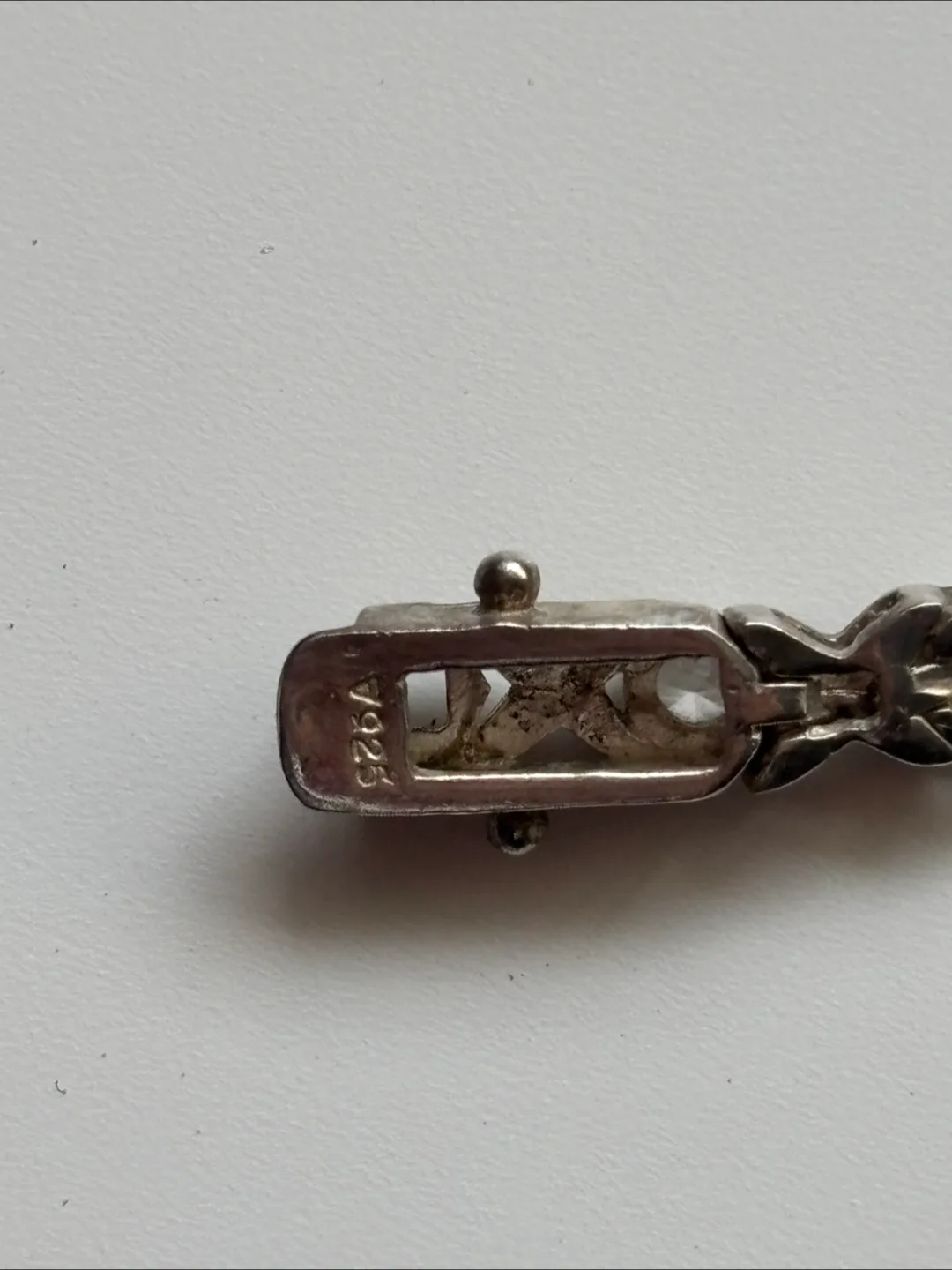 Sterling Silver 7.25" Cubic Zirconia Bracelet image indicator(4)