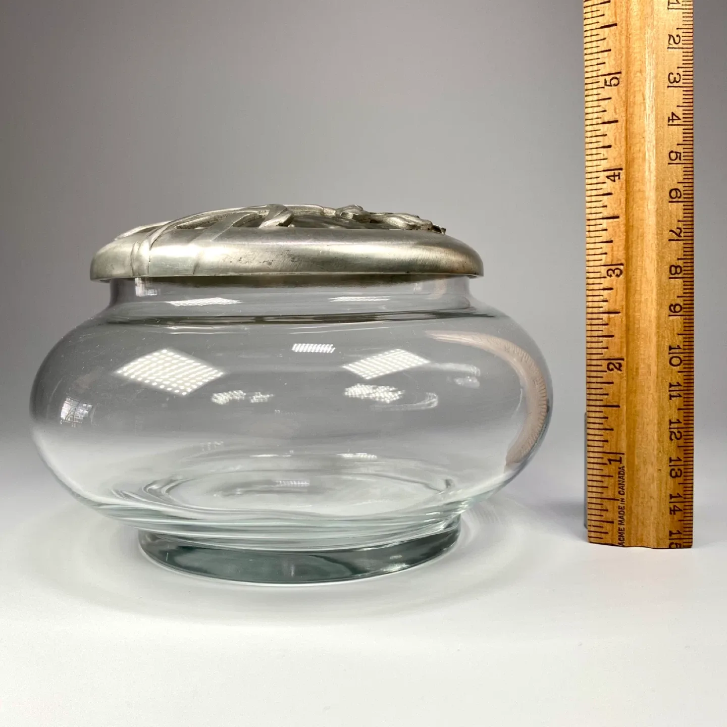 Vintage 1989 Seagull Pewter Potpourri Jar image indicator(4)