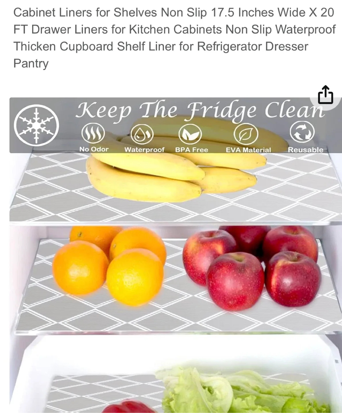 Cabinet/Shelf Liner - Non Slip, Waterproof image indicator(3)