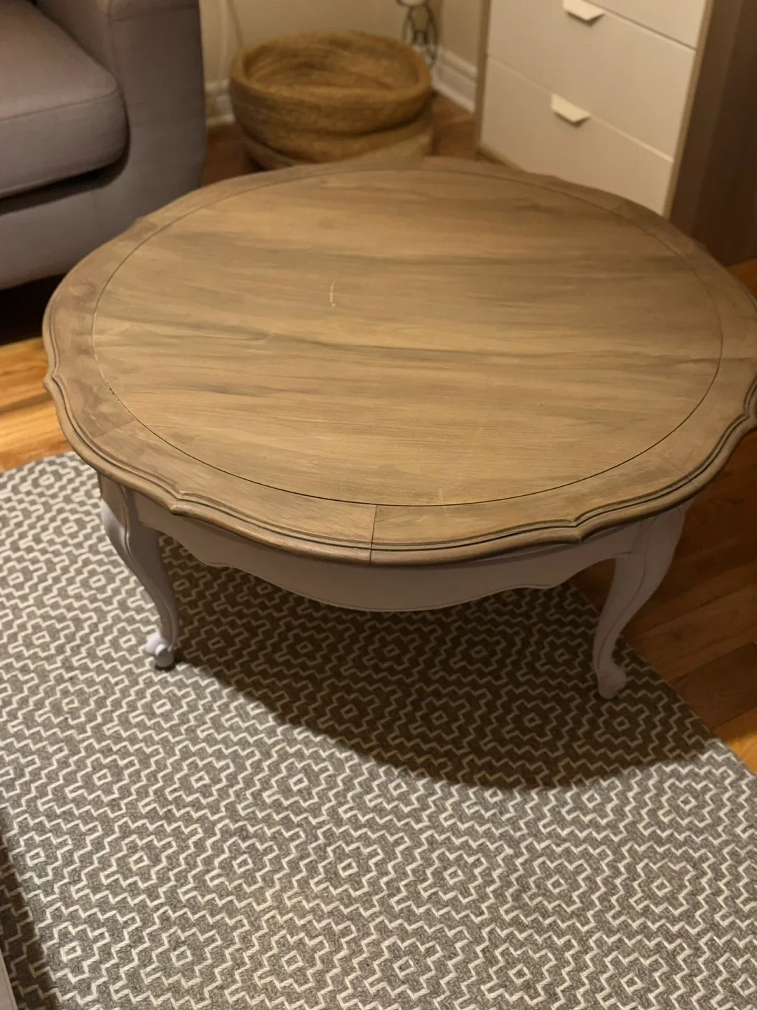 Round Coffee Table - Wood & Painted Finish image indicator(4)