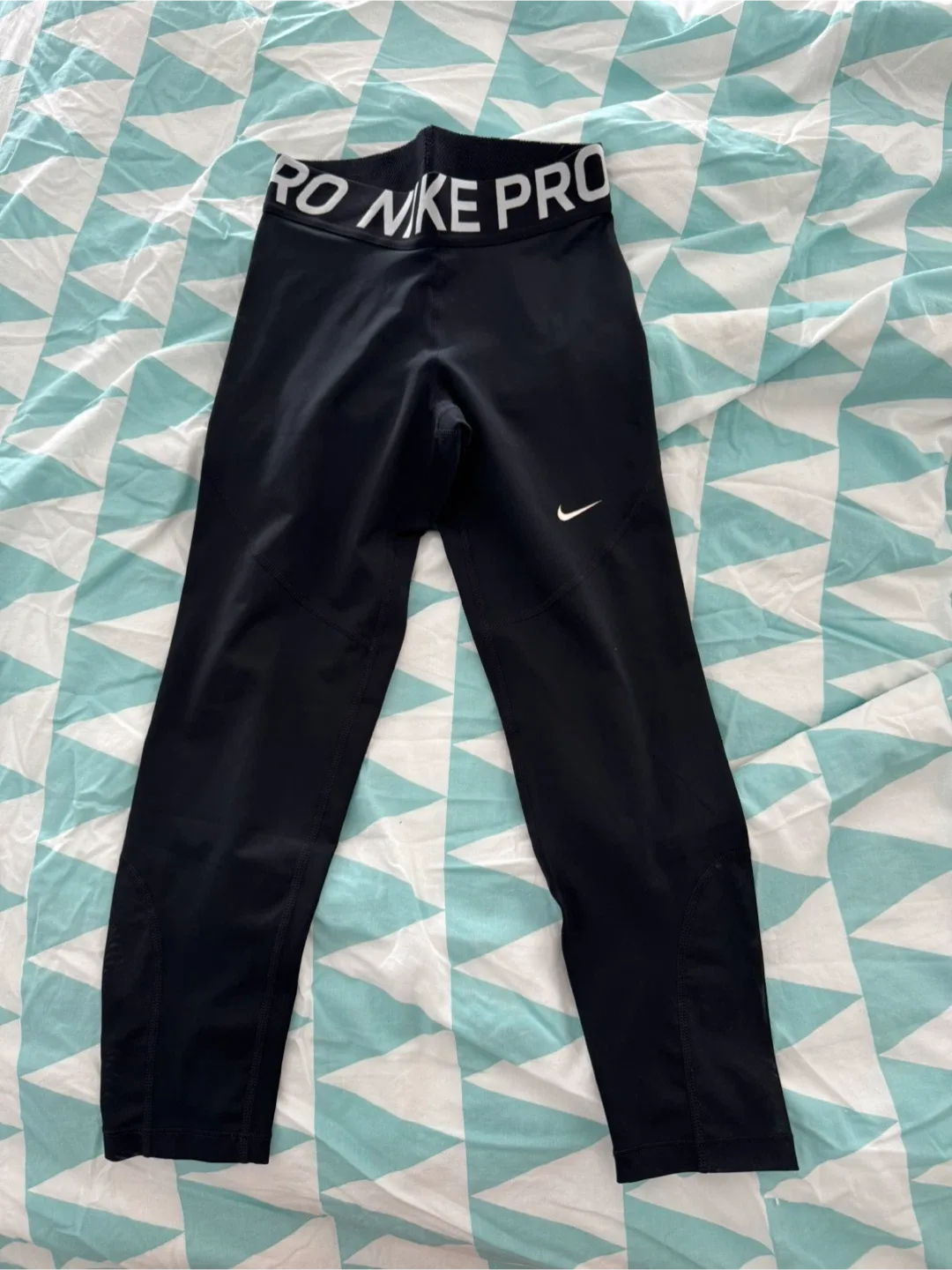 Nike Pro Black Training Leggings - Small thumbnail