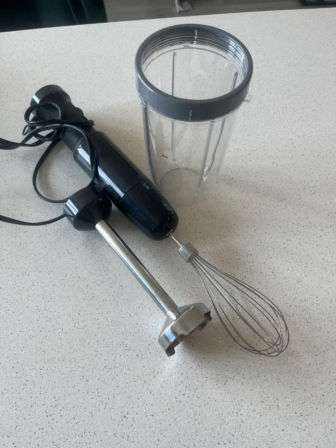 Immersion Hand Blender with Whisk