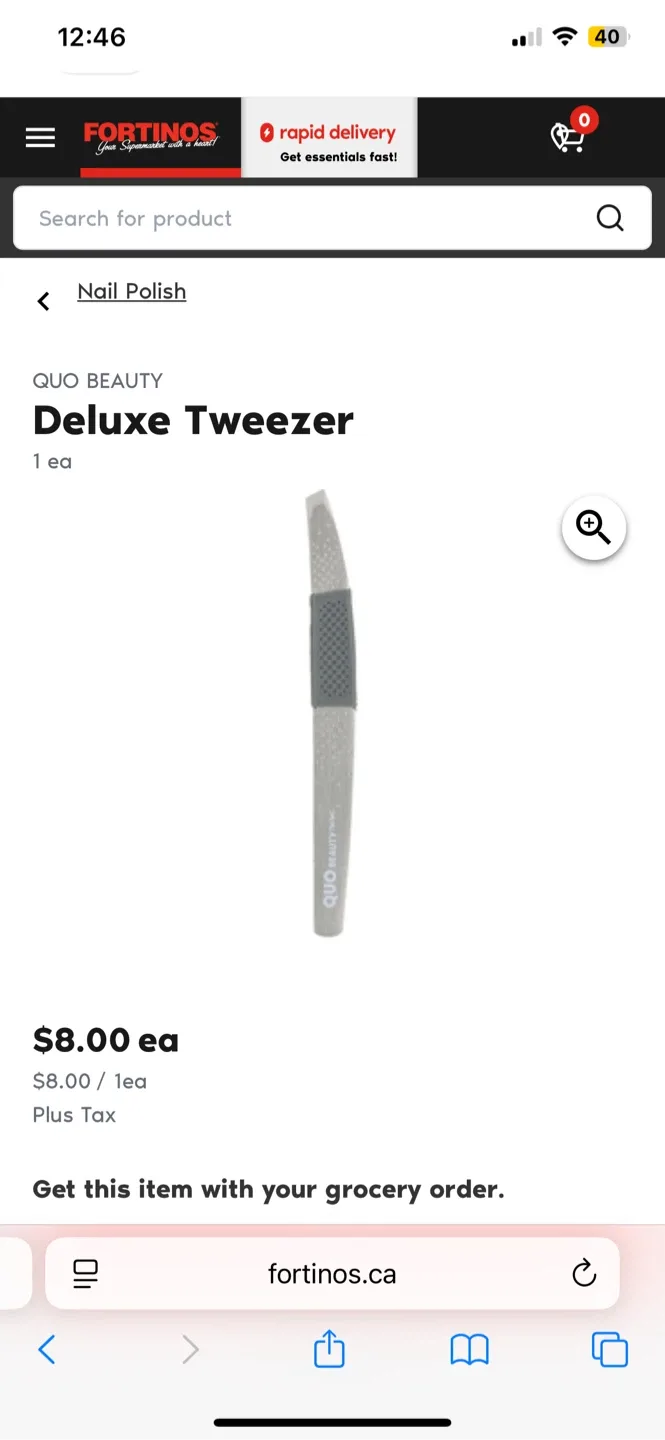 Quo Beauty Deluxe Tweezer with Grip Pads image indicator(3)