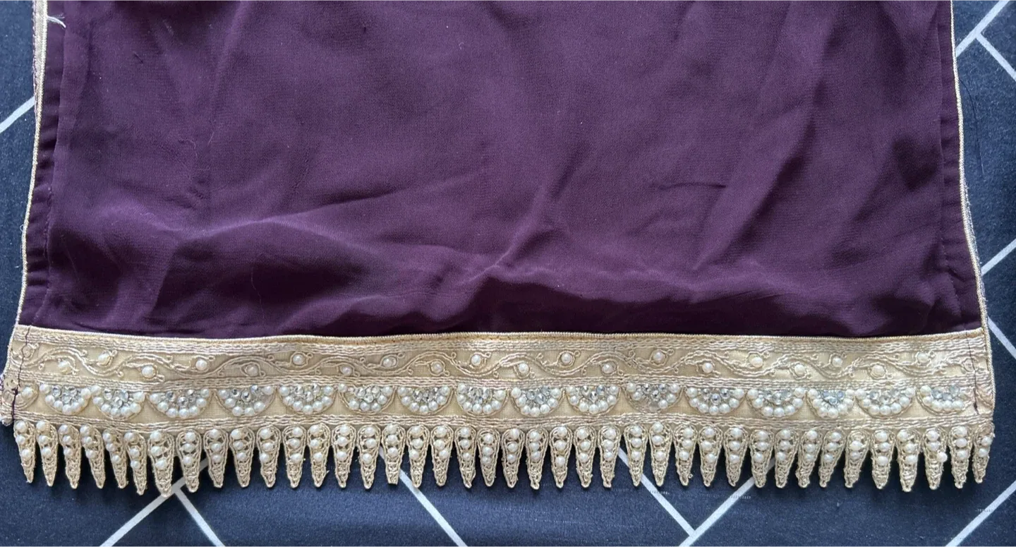 Girls' Purple Salwar Kameez image indicator(2)