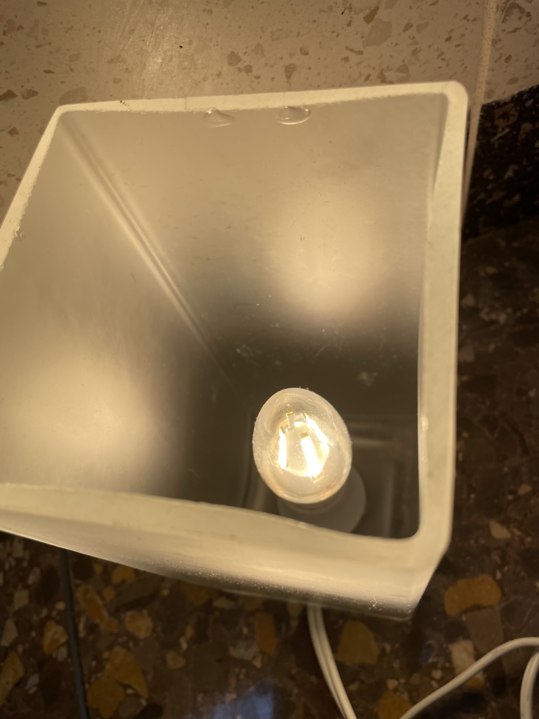 Ikea Frosted Glass Table Lamp - photo 3