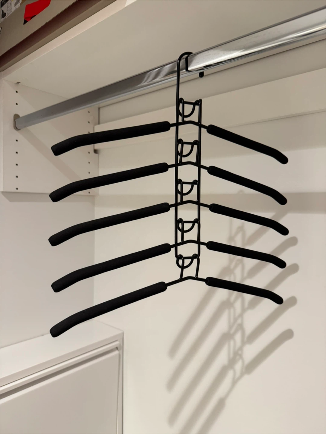3 Black Space Saving Hangers - photo 2