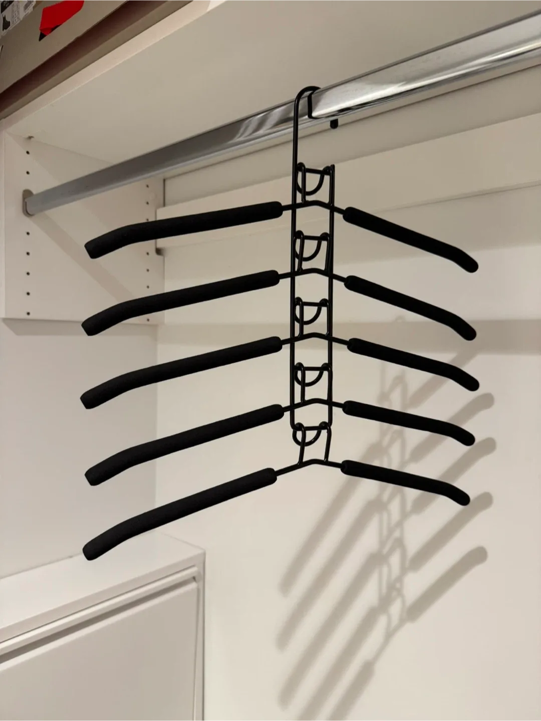 3 Black Space Saving Hangers image indicator(2)