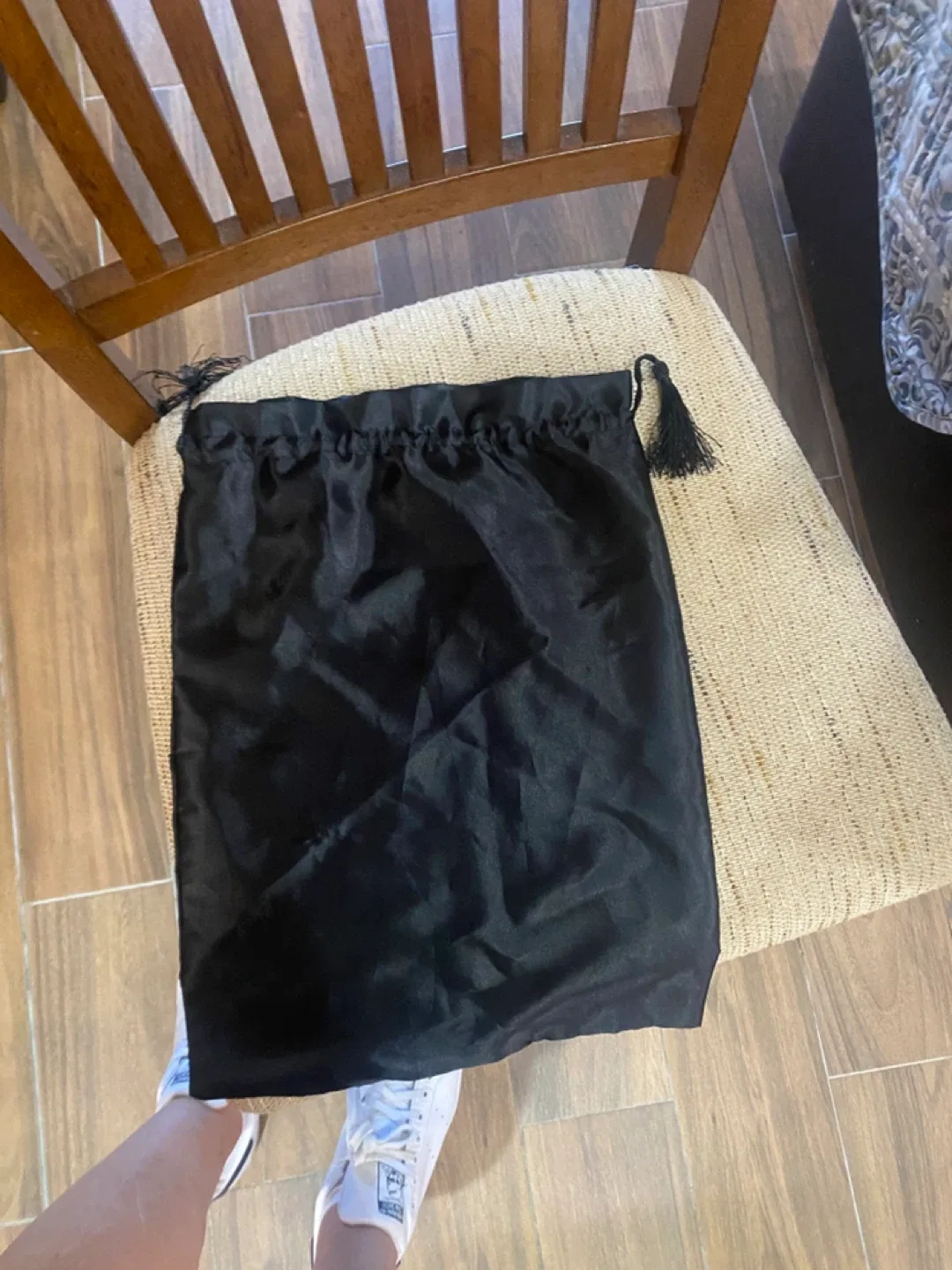 Black Drawstring Bag image indicator(2)