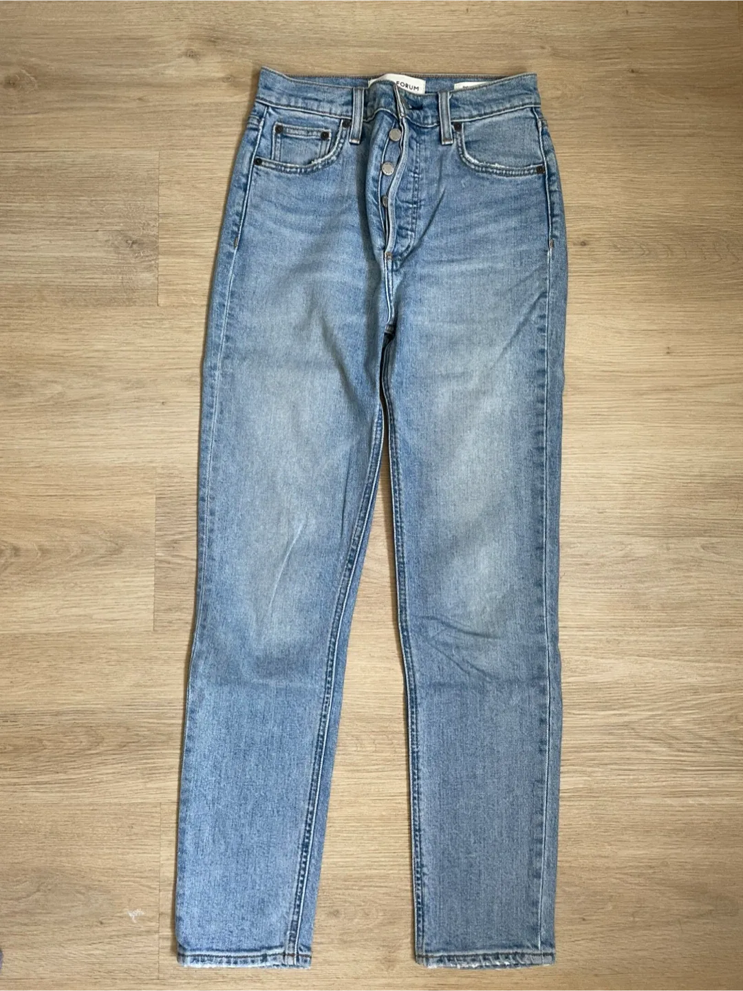 Denim Forum Yoko High Rise Slim Jeans - Size 25 thumbnail