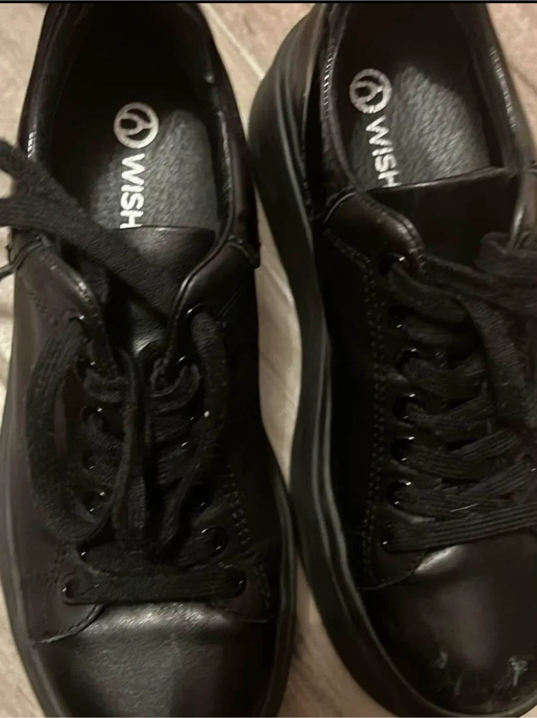 Wishbone Black Lace-Up Shoes thumbnail