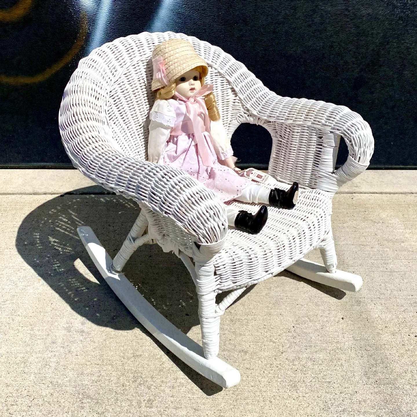 Child’s Wicker Rocking Chair thumbnail