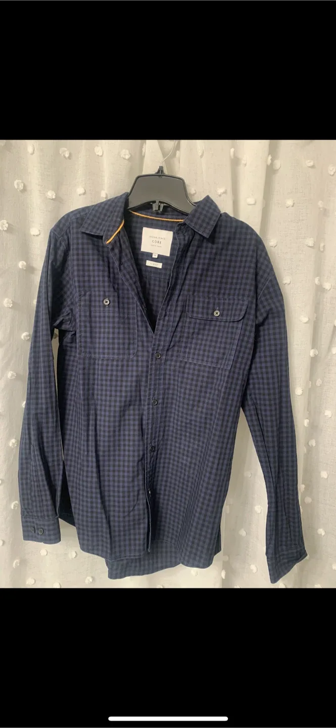 Jack & Jones Core Slim Fit Button Up - Size M