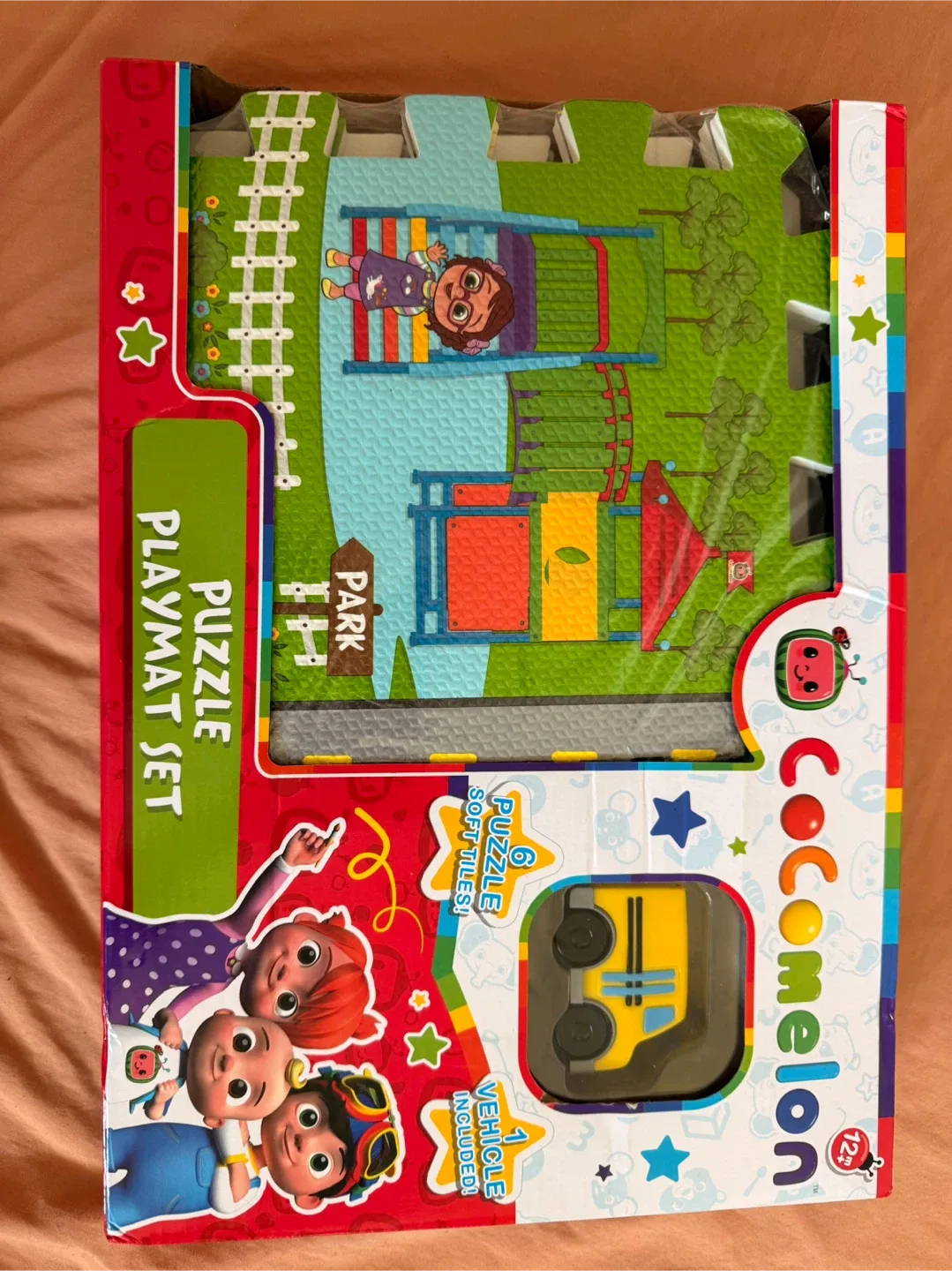 🥕Cocomelon Puzzle Playmat Set - Soft Tiles & Vehicle