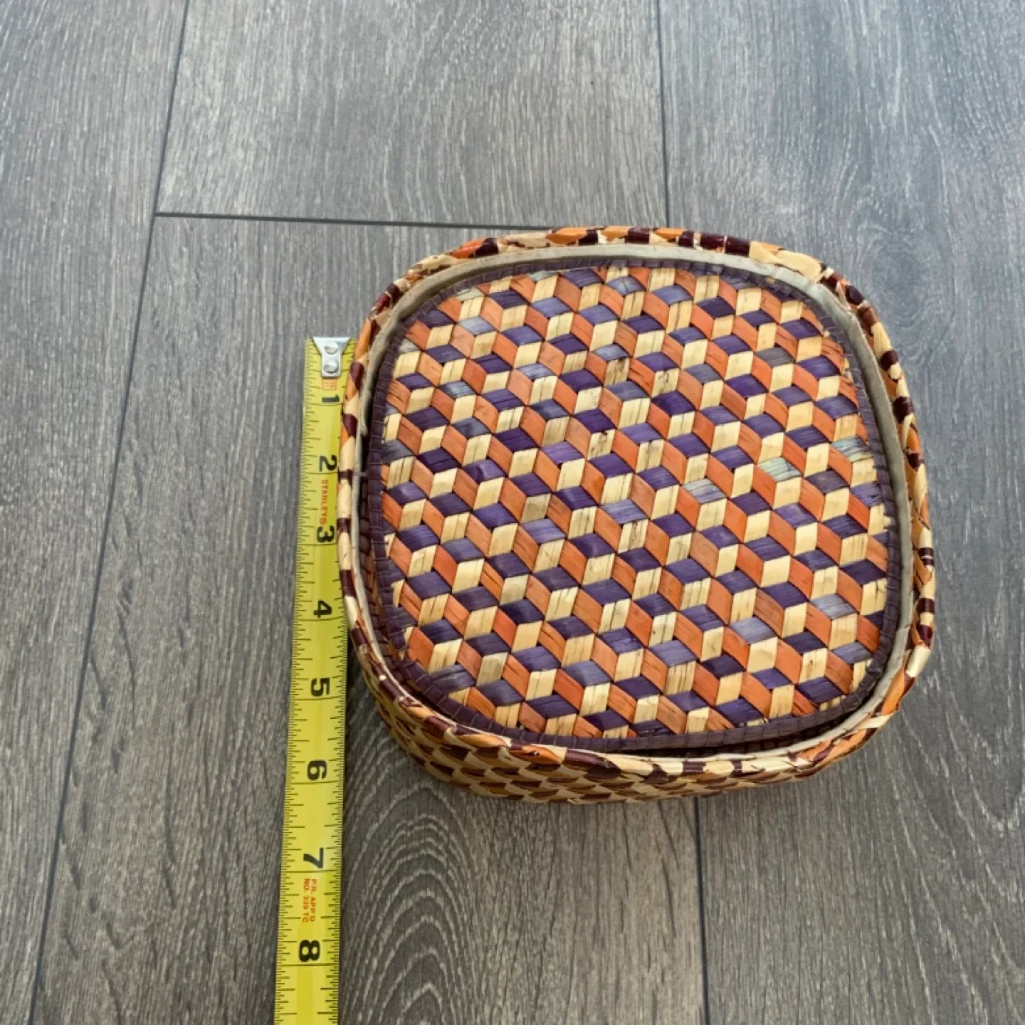 Woven Basket and Coaster Set image indicator(6)