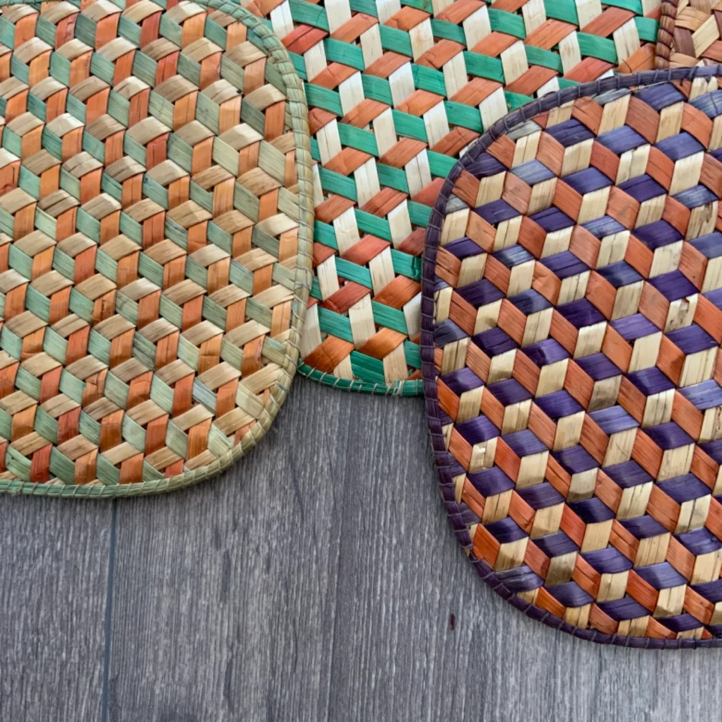 Woven Basket and Coaster Set image indicator(2)