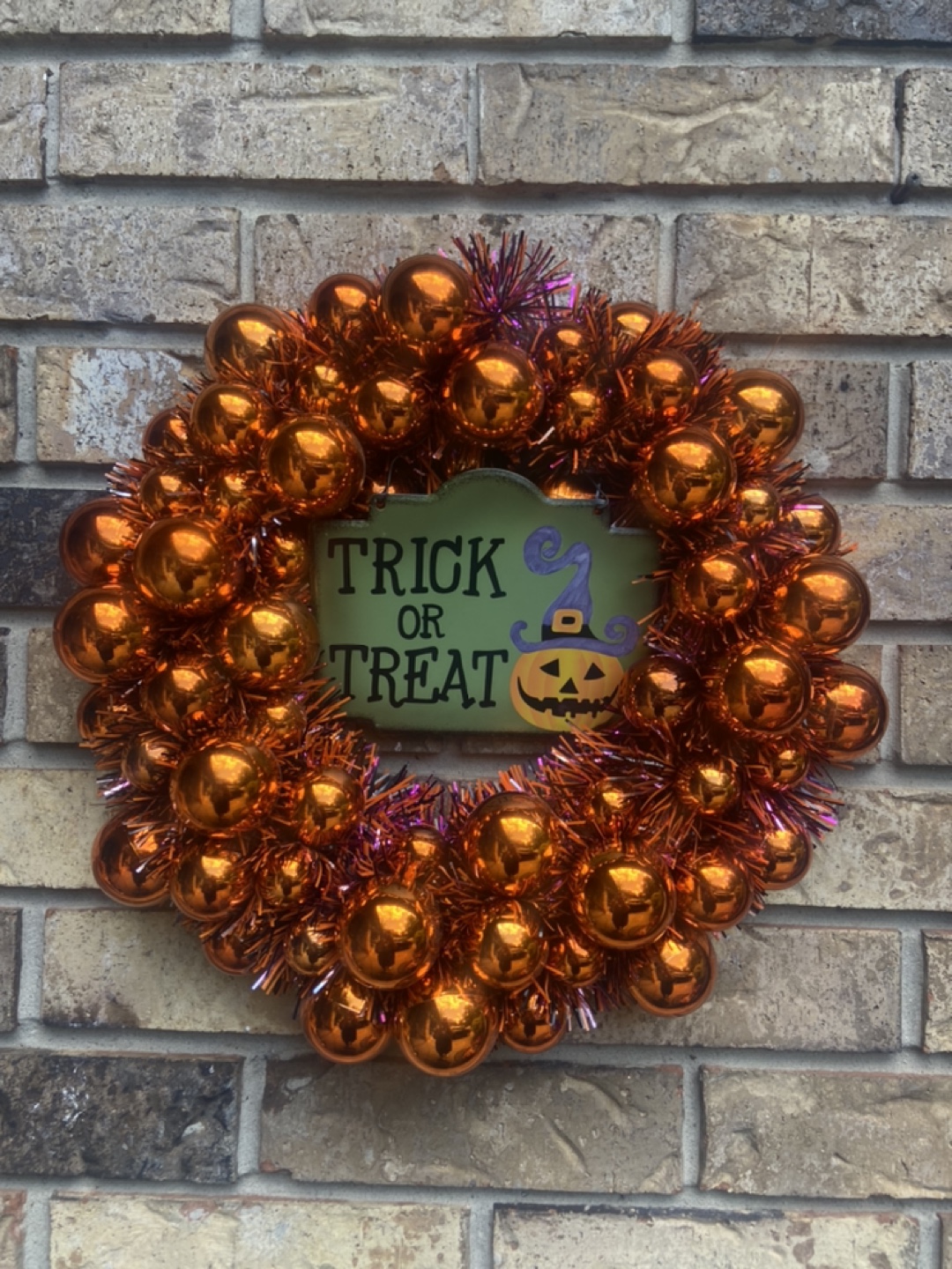Halloween Wreath - Trick or Treat