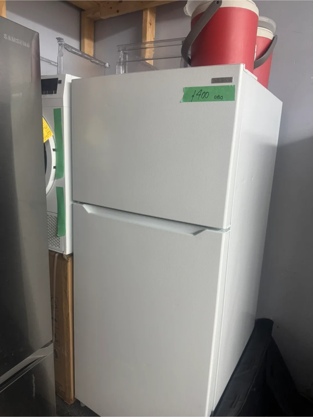 White Top-Freezer Refrigerator thumbnail