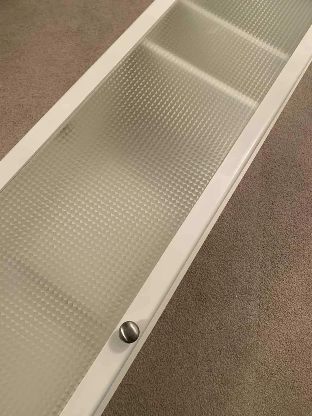 IKEA Tall White Wall Cabinet with Glass Door image indicator(3)