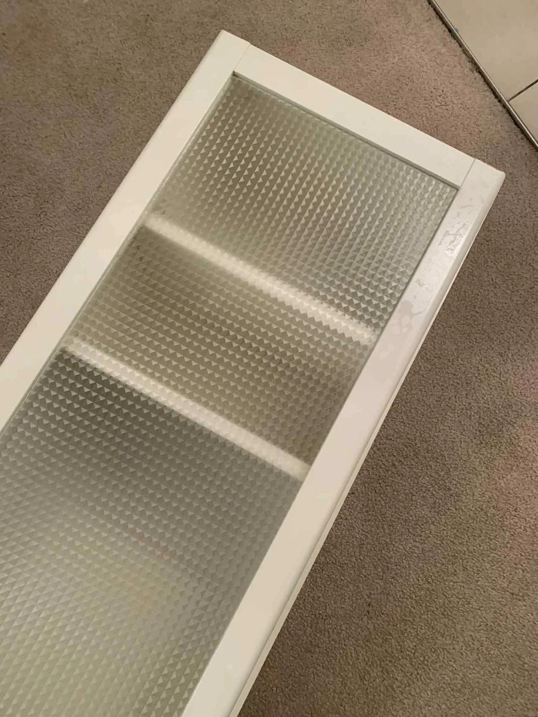 IKEA Tall White Wall Cabinet with Glass Door image indicator(9)