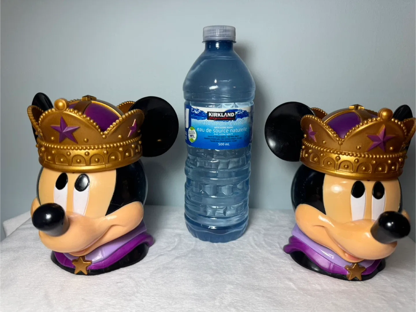 2 mugs Disney On Ice Flip Top Souvenir Mug Mickey Mouse (👑crown) image indicator(2)
