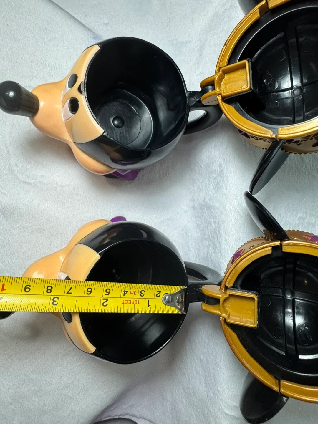 2 mugs Disney On Ice Flip Top Souvenir Mug Mickey Mouse (👑crown) image indicator(4)