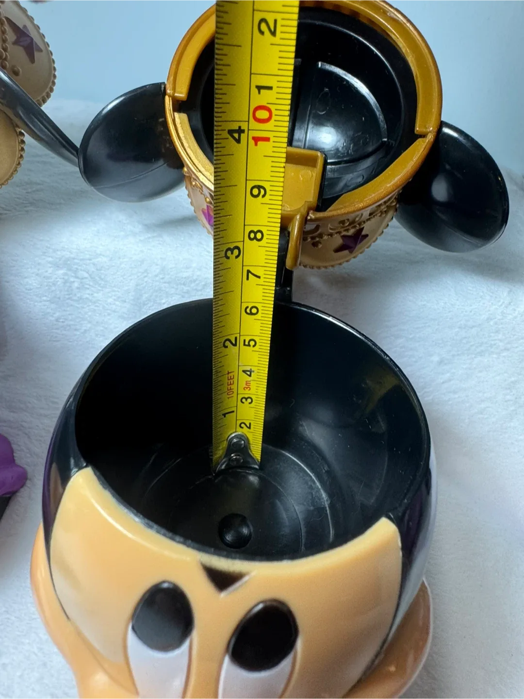 2 mugs Disney On Ice Flip Top Souvenir Mug Mickey Mouse (👑crown) image indicator(6)