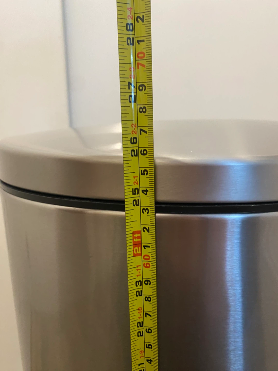 Stainless Steel Step-On Trash Can - photo 2
