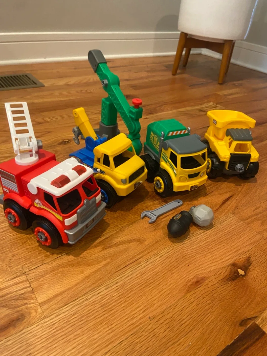 Take Apart Toy Trucks - 5 Vehicles
