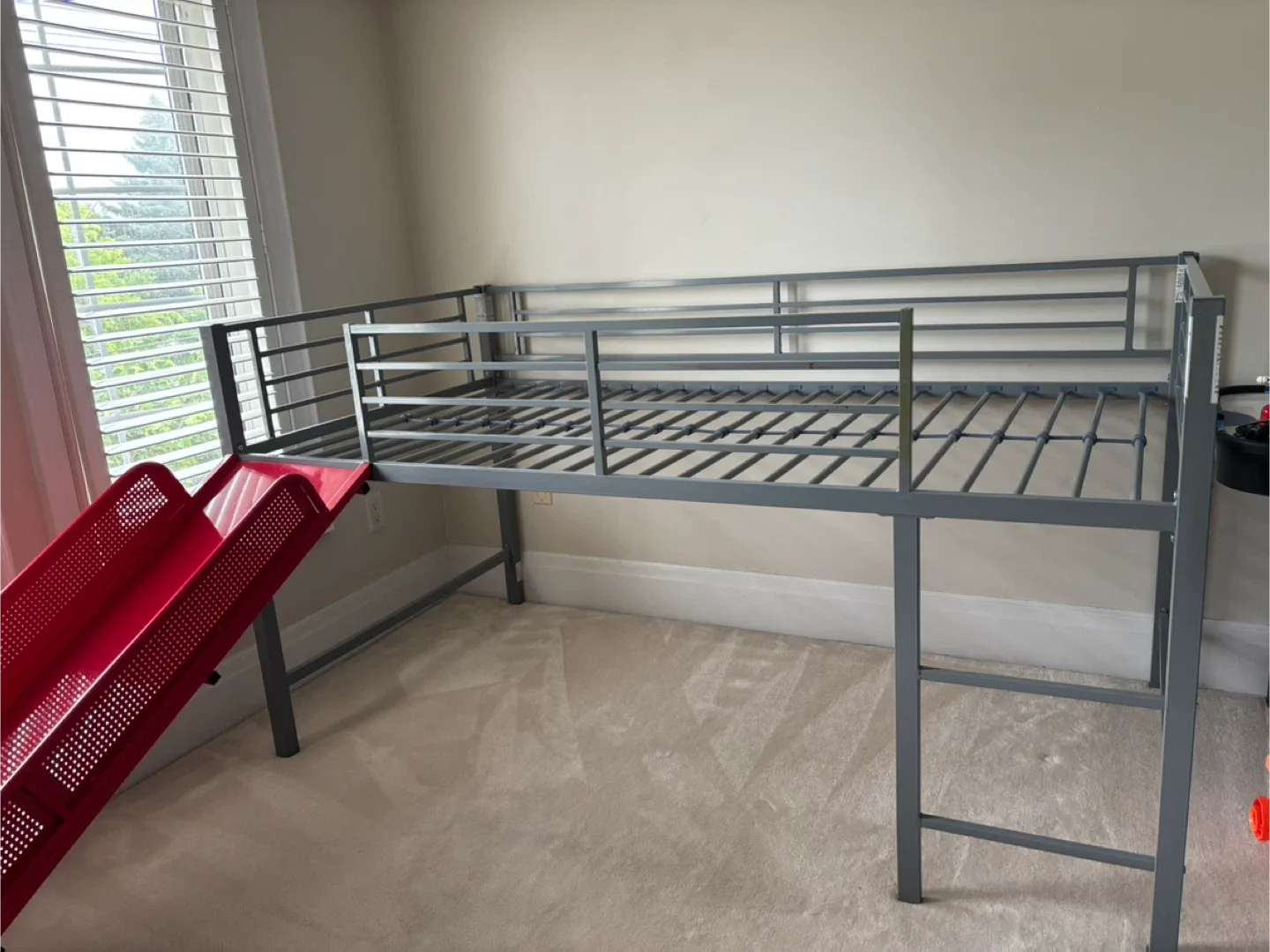 DHP Junior Loft Bed with Slide - Grey & Red image indicator(5)