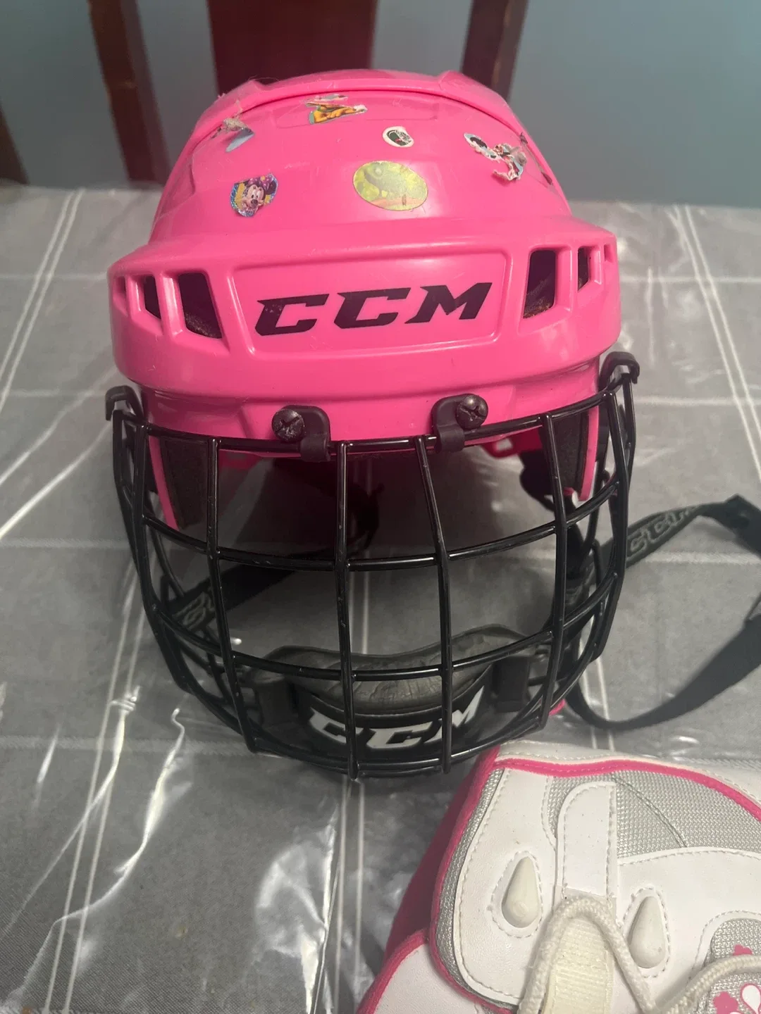 CCM Hockey Helmet - Pink thumbnail