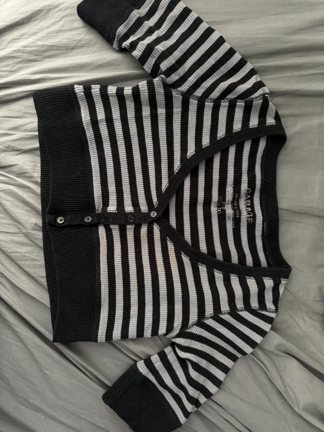 Garage Striped Cardigan