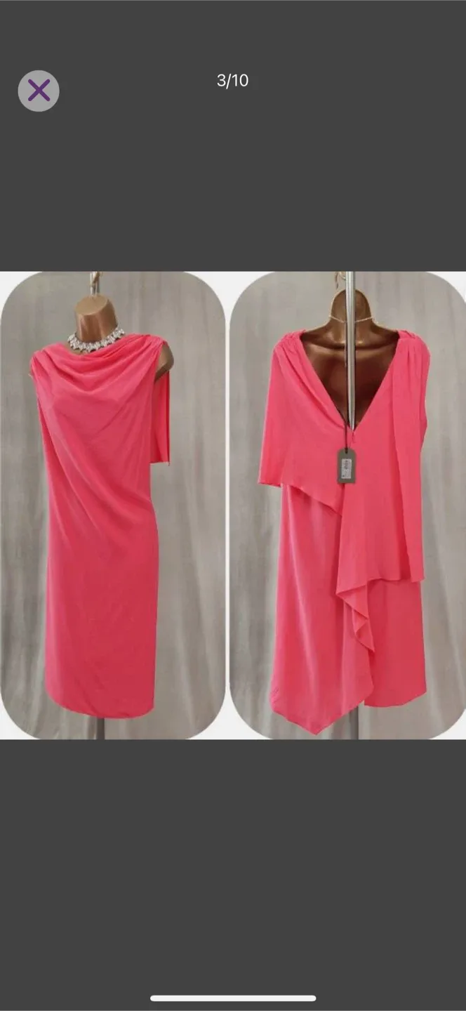 AllSaints 100% Silk Size 6 Dress *Brand New With Tags* image indicator(3)