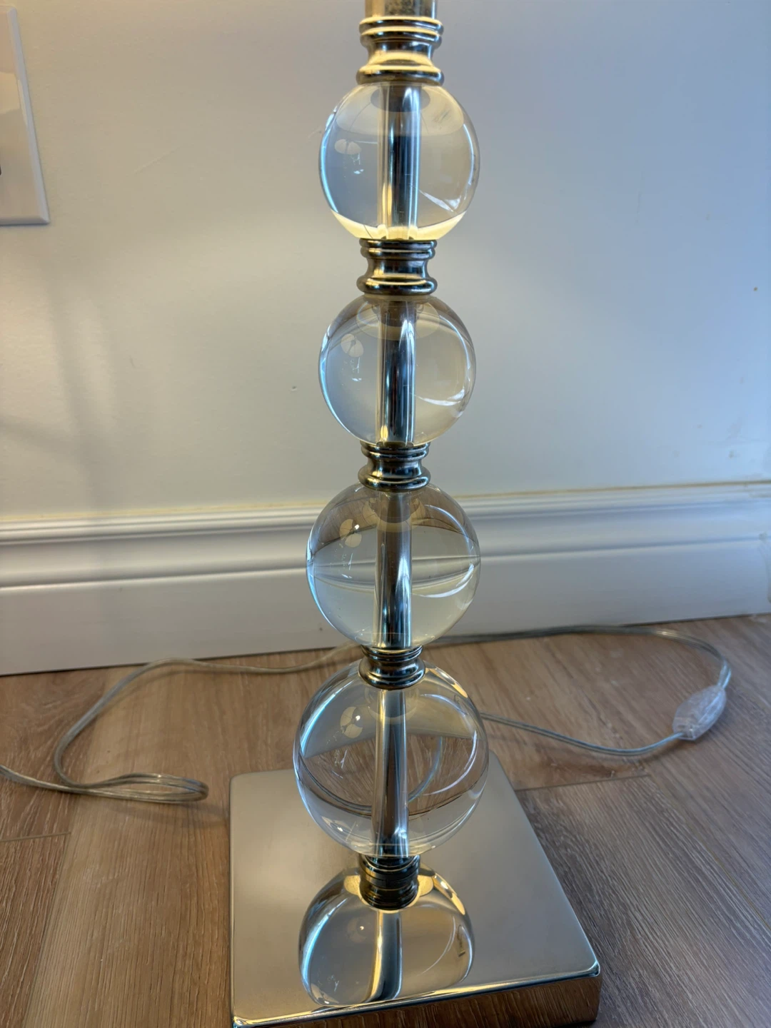 Pair of Crystal Ball Table Lamps - photo 4