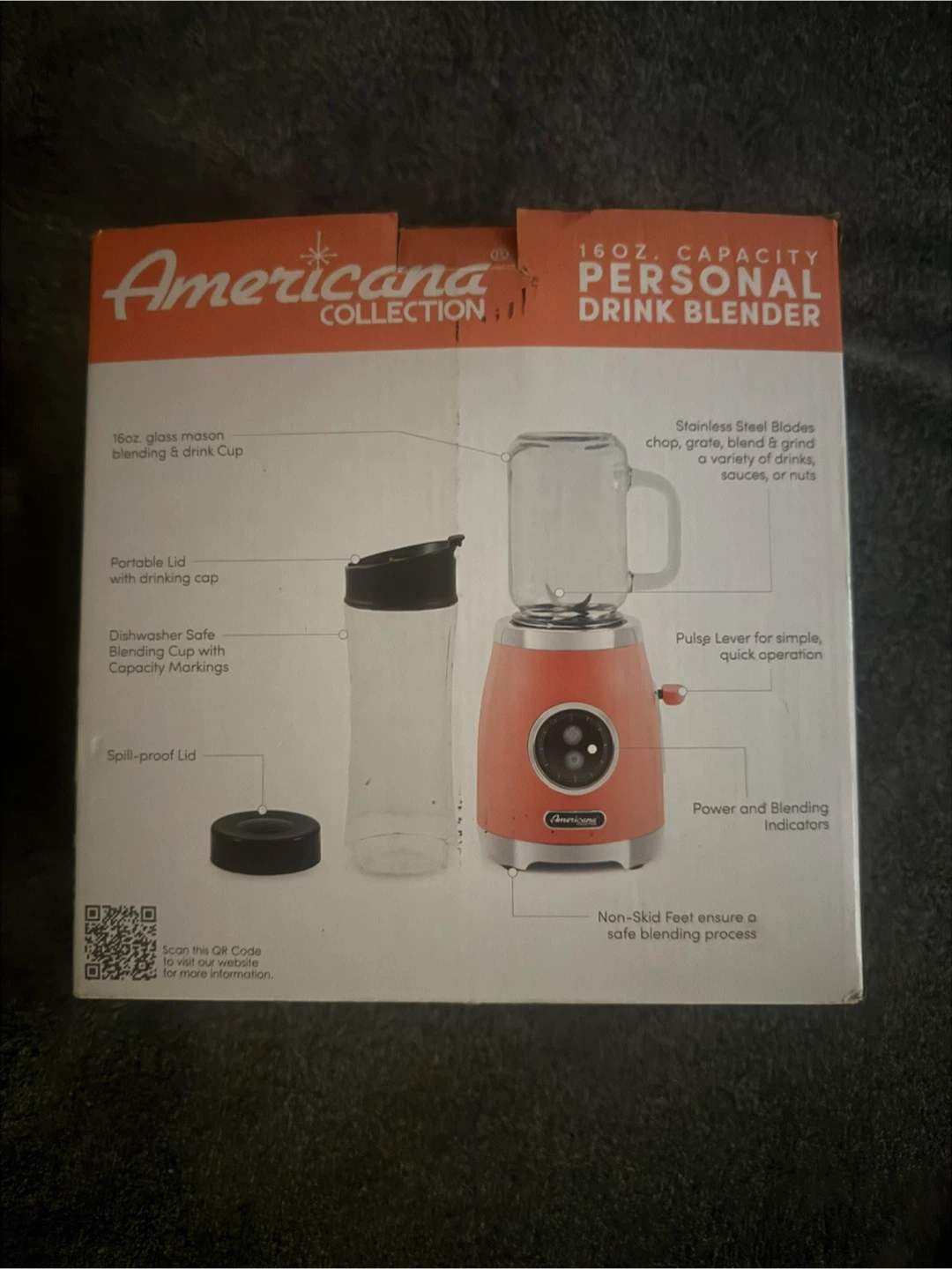 Americana Collection Personal Drink Blender - New - photo 2
