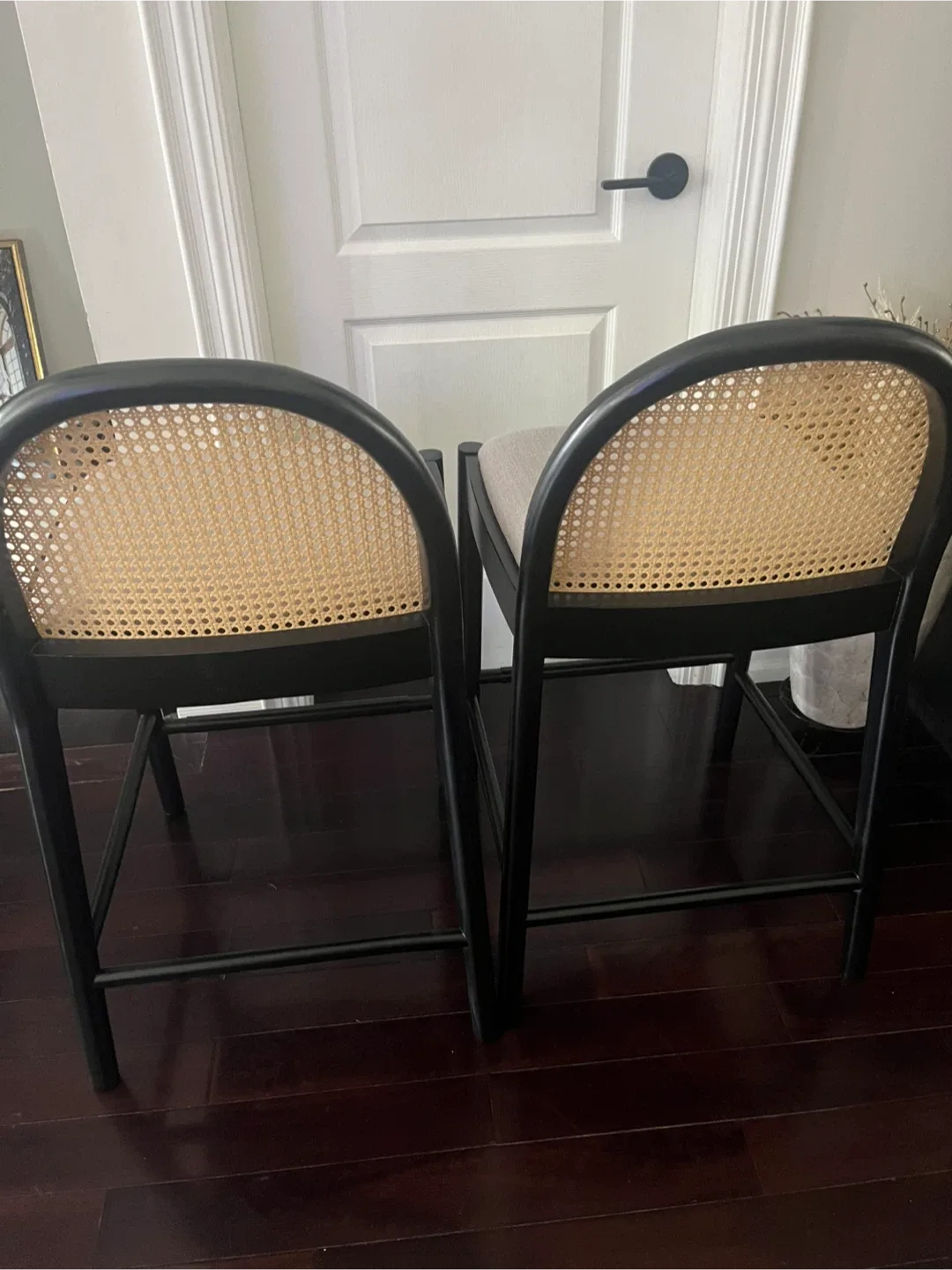 Bayou Breeze Black Bar Stools - Set of 2 image indicator(2)