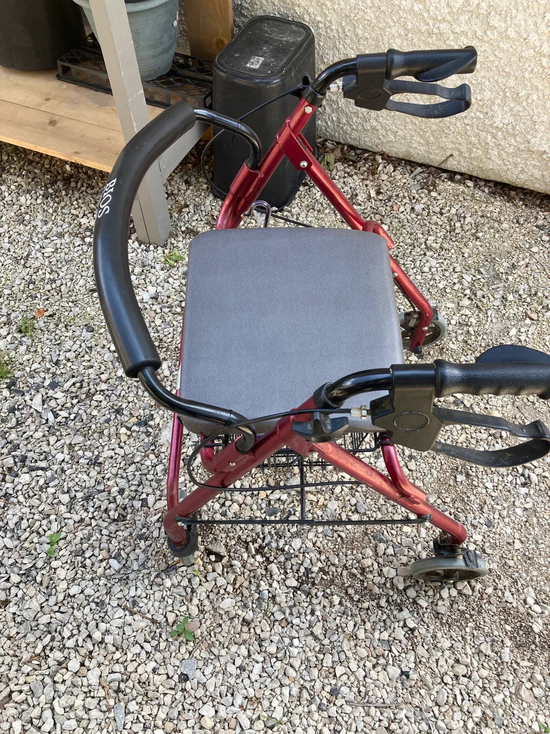 Bosc Rollator Walker with Seat image indicator(2)