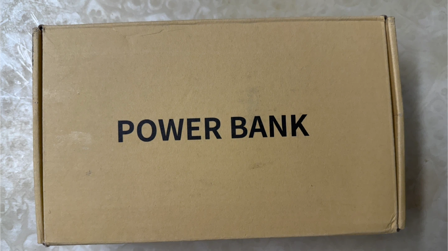 Red Power Bank w/ Box & Accessories